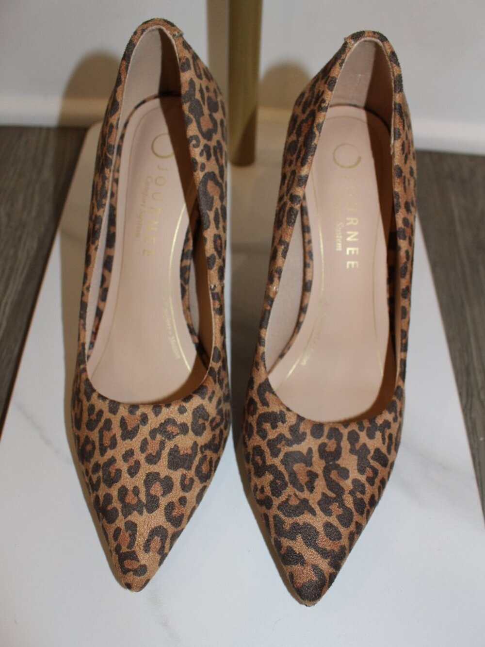 Journee Venus Leopard Pump Heels